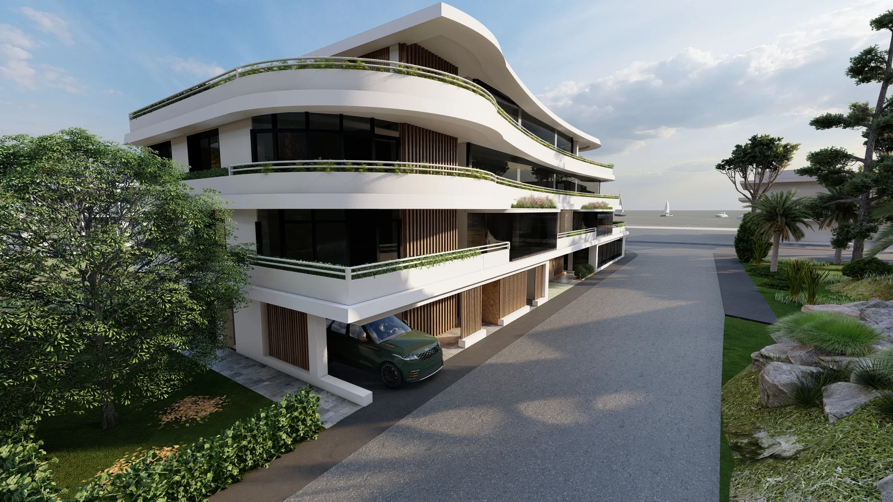 Auguste Residence architectural render